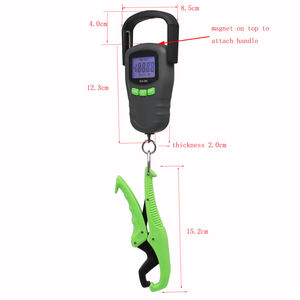 Báscula digital portátil con gancho para pesar y medir peces, báscula de pesca de carpas con mango. - Product Image 6