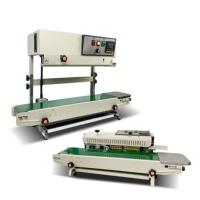 Machine de scellage de film de sac en plastique continu de vernis vertical FR900 machine de scellage de bande automatique machine d'emballage alimentaire d'usine