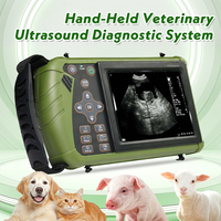 Ecógrafo Veterinario Portátil con Pantalla LED de 5.6 Pulgadas, Escáner de Embarazo para Animales como Cerdos, Vacas, Ovejas, Perros, Gatos y Caballos