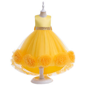 <span class=keywords><strong>Robe</strong></span> de soirée princesse en tulle moelleux de style européen, grande fleur blanche, <span class=keywords><strong>robe</strong></span> de mariée <span class=keywords><strong>longue</strong></span>, <span class=keywords><strong>robe</strong></span> de soirée pour enfant, <span class=keywords><strong>robe</strong></span> de bal pour 10 ans - Product Image 4
