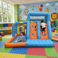 Châteaux gonflables adaptés aux jeux d'enfants en intérieur et en extérieur, utilisables à des fins commerciales et domestiques