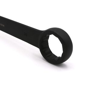 WEDO DIN Standard (DIN 837) <span class=keywords><strong>Clé</strong></span> forgée à usage unique Double boîte <span class=keywords><strong>plate</strong></span> Résistance à l'usure Surface de pulvérisation noire - Product Image 5