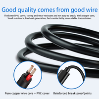 Câble de charge rapide pour ordinateur portable USB-C vers DC 4.5*3.0MM DELL mâle PD, compatible avec les modèles DELL 4530, 65W, 20V 3.25A, 1.5m.