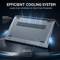Nouveau bureau ordinateur portable professionnel 15.6 pouces 7 pouces Double moniteur Intel N95 12th Gen RGB clavier rétro-éclairé double écran 256GB SSD IPS