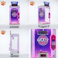 Máquina expendedora comercial de arcade Zdys LUCKY 7 con reloj de tiempo y juego de premios, desafío de 7 segundos, operada con monedas para parques