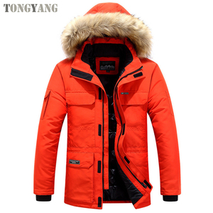 TONGYANG Winter <strong>Men</strong> Parka Jacket <strong>Mens</strong> Outdoor <strong>Long</strong> Padding Thick Parka <strong>Coat</strong> <strong>Men</strong> Warm Down Jacket With Hooded - Product Image 5