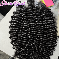 Extensions de cheveux humains bouclés à ondulations profondes birmanes, non traités, bruts, vietnamiens, en vrac, double trame, vente chaude