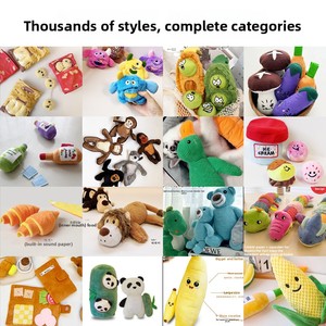 Juguetes <span class=keywords><strong>de</strong></span> Peluche para Perros, Resistentes a Mordidas, con Sonido, para Limpieza Dental y Entretenimiento, Venta al Por Mayor - Product Image 3