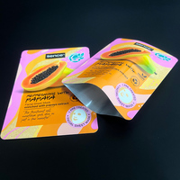 Pochette de masquage cosmétique personnalisée pour les pieds emballage d'échantillon de sachets de crème et lotion pour les soins de la peau sacs cosmétiques en aluminium sac à trois joints latéraux
