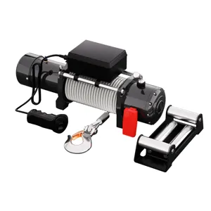DC winches electromagnetic brakes without slipping safe 24V 48V battery driven multifunctional lifting tension winches