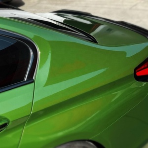 Factory Wholesale 1.52*17M Ultra Bright Metallic Green Car Vinyl Wrap Roll, Air Bubble Free, Custom Automotive Film - Product Image 1