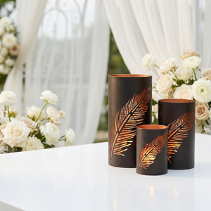 Wholesale Personalized Cutout Metal Votive <b>Candle</b> <b>Holders</b> for Home and Weddings Decorations - Product Image 1