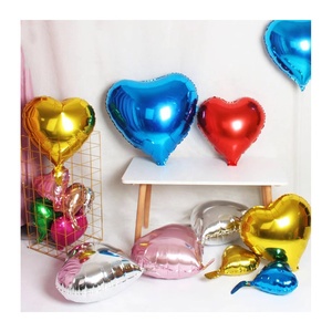 18 "Hạnh phúc Valentin Ngày Valentine trang trí tiệc cưới trang trí trái tim sáng tạo màu hồng hồng đỏ lá Nhôm Trái Tim bóng - Product Image 6