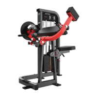 Équipement de gymnastique d'entraînement chargé par goupille de machine commerciale de Biceps Curl de haute qualité