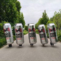 Bouteille de bière gonflable personnalisée avec impression numérique, résistante à l'eau, durable, publicité géante pour la promotion d'événements en plein air, fête