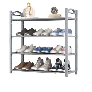 Multi-Storey Door Storage Rack Domestic Bedroom Metal Shoe Rack