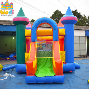 Château gonflable écologique en PVC <span class=keywords><strong>de</strong></span> 0,55 mm, château <span class=keywords><strong>de</strong></span> saut haute résistance résistant aux déchirures avec norme EN14960 pour une utilisation en extérieur - Product Image 4