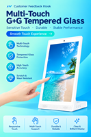 Tablet Layar Sentuh Digital Signage 14 Inci LCD IP65 Android Windows Kios Layanan Mandiri untuk Ritel Dalam Ruangan