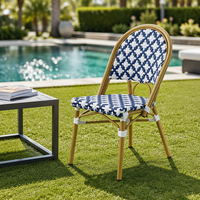 Chaise en rotin de jardin moderne, design tendance, pour l'extérieur, vente chaude
