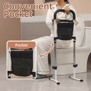 Barra de Seguridad para Cama con Patas de Apoyo y Bolsillo, para Adultos Mayores y Personas con Movilidad Reducida - Product Image 2