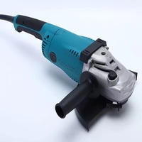 Polisseuse d'angle industrielle filaire 2100W pour découpe de métal, disques 180/230mm, machine de meulage haute puissance 220V
