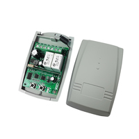 Télécommande de porte de garage 2 canaux 433,92 MHz avec codes fixes et évolutifs, récepteur 12-24V