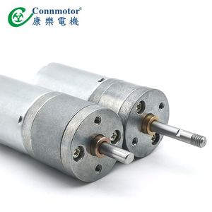 Motor de CC con engranajes en miniatura Connmotor, montaje de brida de 25 mm, 300 RPM, 280 Nm de par, imán permanente, con escobillas - Product Image 2