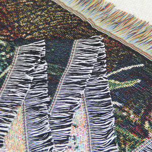Pabrik grosir cepat kustom Dekorasi Rumah Jacquard tenun permadani desain kustom Warp permadani selimut - Product Image 5