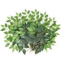 25 Stile Selbstklebende Künstliche Bodhi-Ahornblätter Blumen Künstliche Hochzeits- und Heimdekoration Blumen Künstliche Dekorative Pflanzen