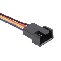 Bilgisayar için yeni 5 pin 4 pin Fan konnektör adaptörü dönüşüm uzatma kablosu