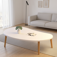 Table basse de chambre à coucher moderne, simple, durable et écologique, convertible pour les petits appartements et les maisons en location, usage domestique