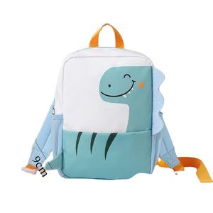 Sac à dos pour enfants PLAYMAX 3D dessin animé unisexe écologique imperméable mignon petit dinosaure design sac à dos scolaire à dos souple - Product Image 3
