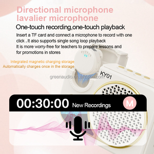 Amplificador <span class=keywords><strong>de</strong></span> <span class=keywords><strong>Voz</strong></span> GAS-KY4, Megáfono Portátil con Sistema PA, Micrófono Inalámbrico con Auriculares, Amplificación <span class=keywords><strong>de</strong></span> Sonido Profesional BT, Anti-ronquidos - Product Image 3