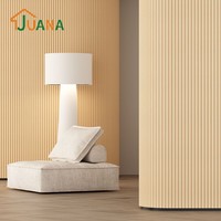 Panneaux muraux ondulés en bois lamellé, panneaux muraux en MDF flexible de qualité supérieure pour la décoration intérieure
