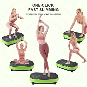 Plaque <span class=keywords><strong>vibrante</strong></span> Machine d'exercice Plate-forme de vibration du corps entier Récupération des débutants Masseur de drainage lymphatique <span class=keywords><strong>pour</strong></span> la tonification musculaire - Product Image 4
