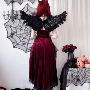 Costume Erotico a Tema Oscuro Europeo e Americano, Abito da <span class=keywords><strong>Donna</strong></span> con Dettaglio a Coda e Outfit Sexy - Product Image 2