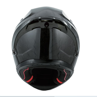 Casque de moto sport racing intégral en fibre de carbone, double visière, coque en fibre de verre, fermeture rapide, certifié ECE