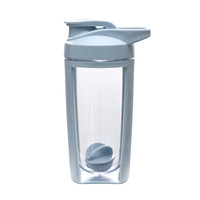 Bouteille de shaker personnalisée avec logo du fabricant, vente en gros, bouteille de shaker sportive en plastique pour la salle de sport, bouteille de shaker pour protéines pour le fitness