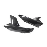Pour BMW F90 M5 Competition CS 2017-2020, extension de spoiler avant en fibre de carbone style MP, lèvre de pare-chocs et séparateurs latéraux