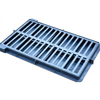 Grille de drainage à fente en fonte de fer, couvercle de caniveau robuste à fente longue pour système de drainage routier municipal