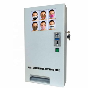 Cho saudi arabia Chất lượng cao gạc mặt nạ Dispenser Máy bán hàng tự động với không tiếp xúc non-liên hệ với chuyển đổi hồng ngoại hoặc đồng xu - Product Image 1