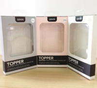 Boîtes d'emballage en plastique PET mini MOQ, boîte en plastique RPET hautement transparente, emballage de vente au détail transparent