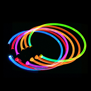 طوق كلب مع نمط حيوان وامض قلادة ألياف أمان للحيوانات الأليفة مزينة - Product Image 2