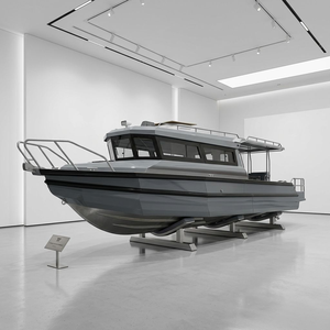 Bateau de pêche en aluminium de 9 m (30 pieds) à grande vitesse avec cabine, idéal pour l'eau salée, modèle Easycraft, à vendre avec moteur - Product Image 3