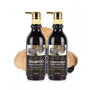 Commercio all'ingrosso MOKERU naturale a base di erbe perdita di capelli <span class=keywords><strong>Shampoo</strong></span> per la cura cheratina antiforfora nero aglio <span class=keywords><strong>Shampoo</strong></span> e balsamo per le donne degli uomini - Product Image 1