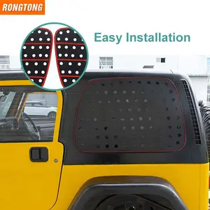 Auto-Schutz zubehör Heckscheiben-Fensterschutz-Schutz für Jeep Wrangler TJ 1997-2006