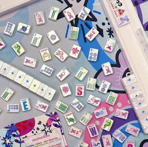 Venta al por mayor de fábrica: Nuevo juego de Mahjong americano de lujo de 160 fichas de acrílico grabado de 4 capas para viaje - Product Image 4