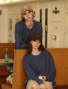 럭셔리 프랑스 테리 코튼 스웻셔츠 430 Gsm 헤비급 통기성 모의 목 디자인 겨울 맞춤 로고-의류에서 - Product Image 3