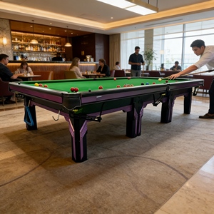 Mesa de Billar y Snooker de 12 pies, Lista para Enviar, con Pizarra Negra para Campeonatos Mundiales - Product Image 1