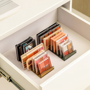 Cosmetic Storage Box With Partitions Transparent <b>Makeup</b> Organizer For Dressing <b>Table</b> Eyeshadow Storage Rack - Product Image 3